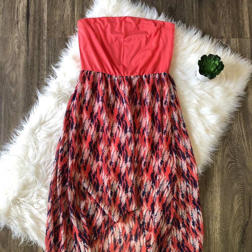Charming Charlie strapless dress